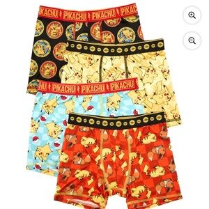 NWT Boy’s XS Pikachu Boxer Briefs Set